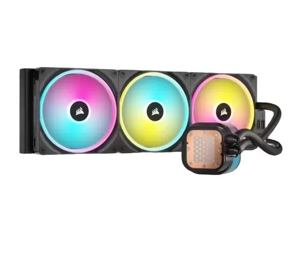 קירור נוזלי Corsair iCUE LINK H170i RGB 420mm Black תמונה 3