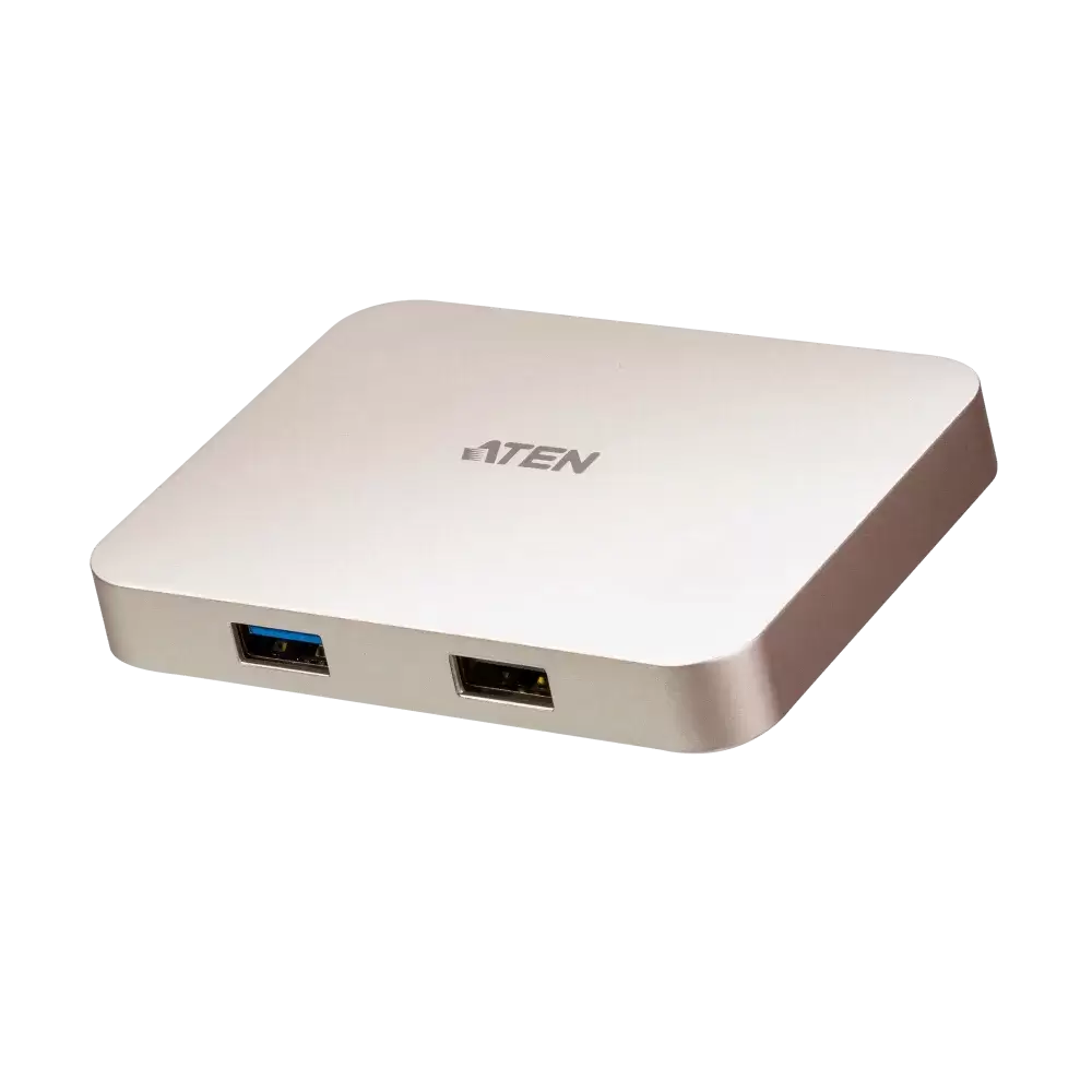 מיני תחנת עגינה ATEN UH3235 USB Type-c 4K Ultra Mini Dock with Power Pass-through
