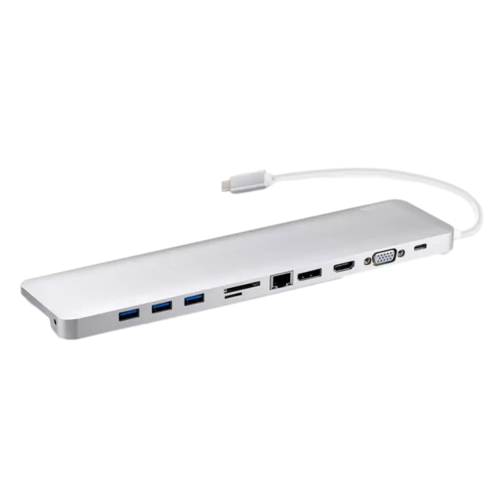 תחנת עגינה ATEN UH3234 USB Type-c Multiport Dock with Power Pass-Through