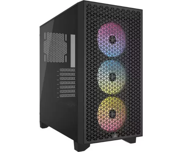 מארז Corsair 3000D RGB AIRFLOW Mid Tower CASE Black