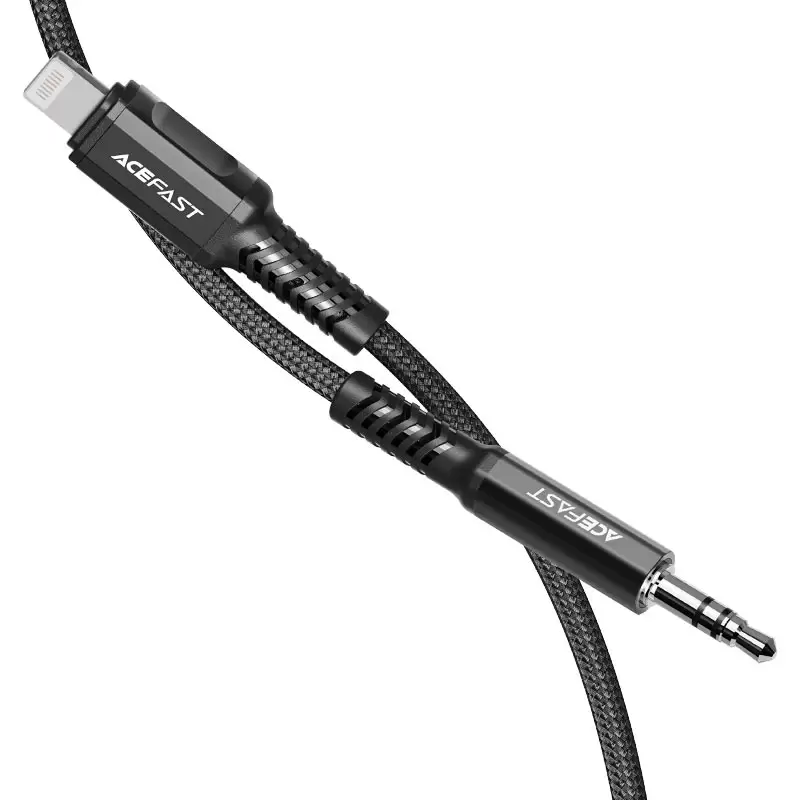 כבל אלומיניום C1-06 Lightning to 3.5mm AUX ACEFAST