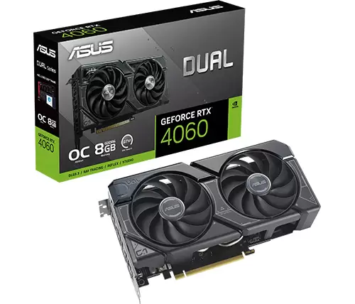 כרטיס מסך ASUS DUAL RTX 4060 O8G