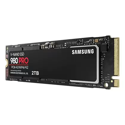 SAMSUNG SSD 2TB M.2 PCIe 4.0x4 NVMe 980 PRO   2000 GB |2048 MB |SSD M.2 drive תמונה 2