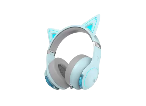 Edifier G5BT Wireless Low Latency Gaming Headset Blue Cat אוזניות תכלת חתולה