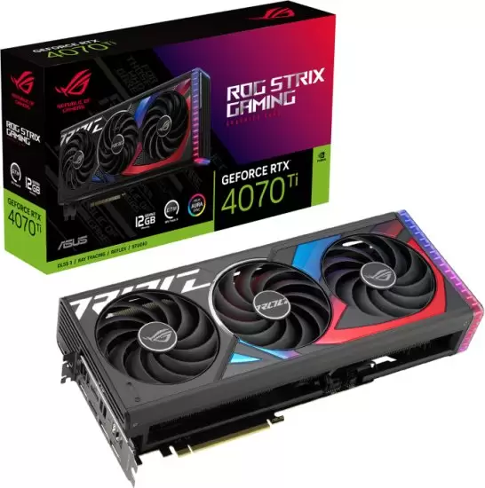 כרטיס מסך ASUS ROG-STRIX-RTX4070TI-12G-GAMING HDMI*2 DP*3 12G D6X