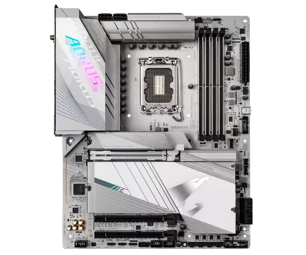 לוח לדור 12-14 Gigabyte Z790 AORUS PRO X PCIe 5.0 WIFI7 5GB LAN תמונה 3