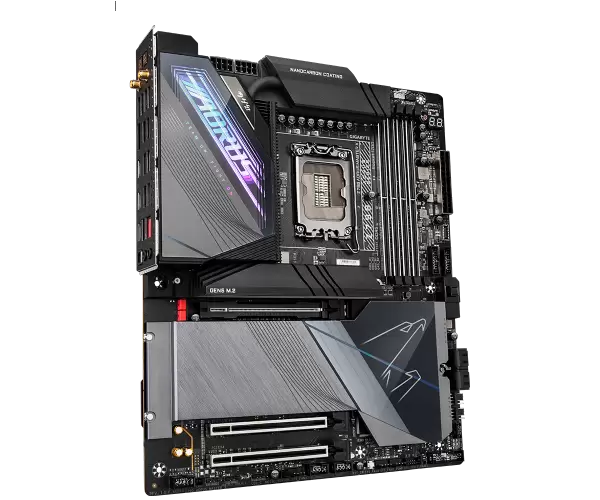 לוח לדור 12-14 Gigabyte Z790 AORUS MASTER X 10Gbe Lan WIFI7 תמונה 2