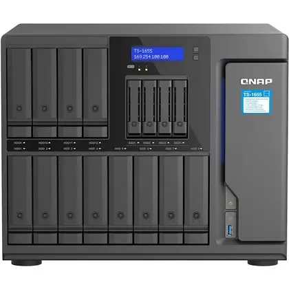 כונן קשיח QNAP NAS 12-BAY ATOM TS-1655-8G