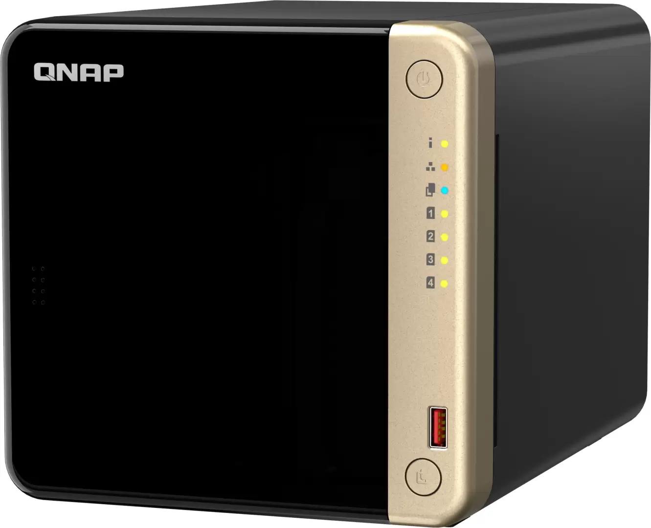 שרת QNAP NAS TS-464 4BAY N5095 2.9GHz + 8GB RAM תמונה 2