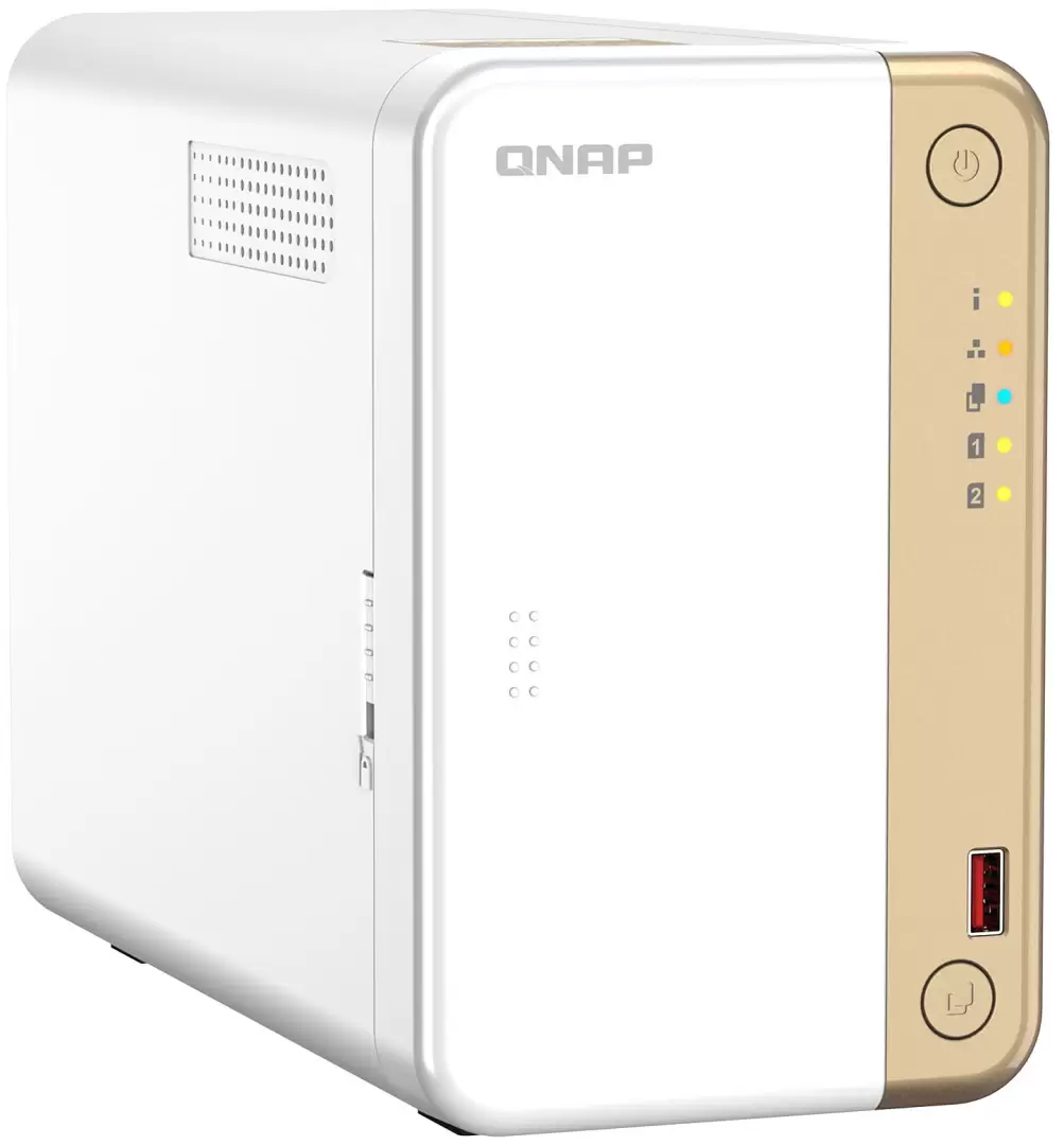 שרת אחסון QNAP NAS TS-262-4G/Up to 2.9 GHz/Intel Dual-Core 2.5GbE