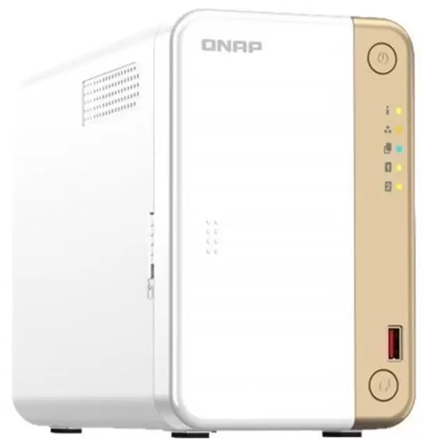 שרת אחסון QNAP NAS TS-262-4G/Up to 2.9 GHz/Intel Dual-Core 2.5GbE תמונה 4