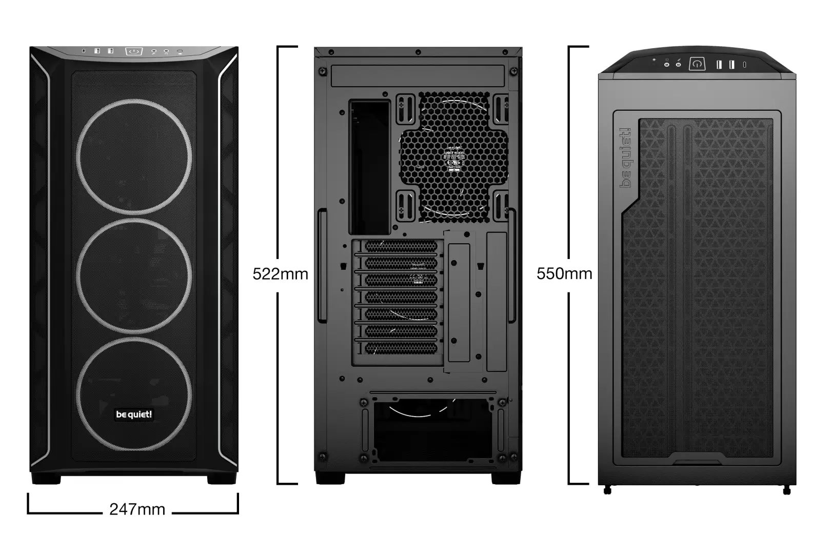 מארז be quiet! SHADOW BASE 800 FX Black תמונה 2