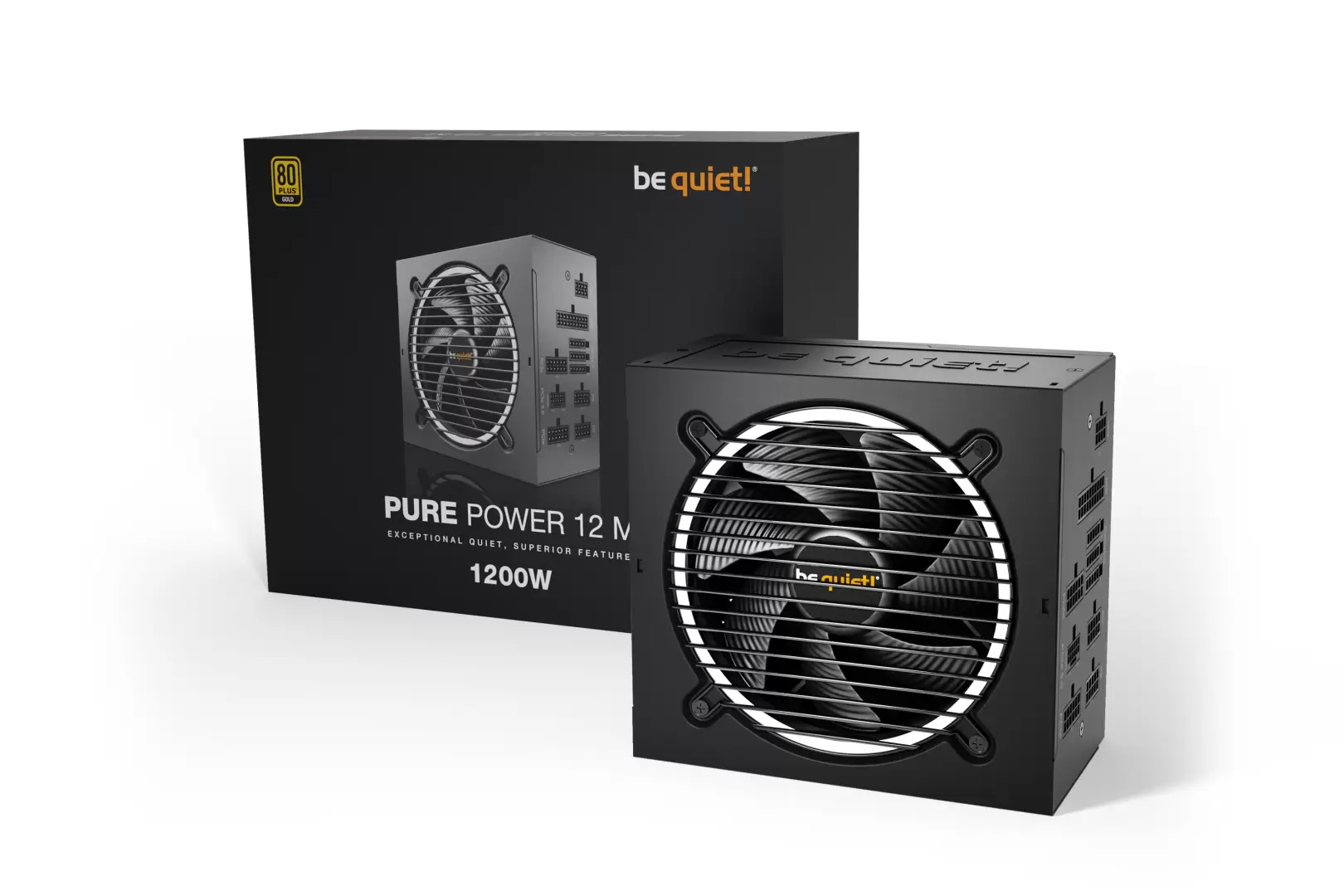 ספק כח be quiet! PURE POWER 12M GOLD Modular 1200W תמונה 2