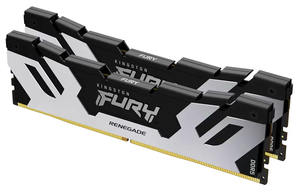 זיכרון לנייח 48GB 6400Mhz DDR5 CL32 DIMM (Kit of 2) FURY Renegade Silver XMP