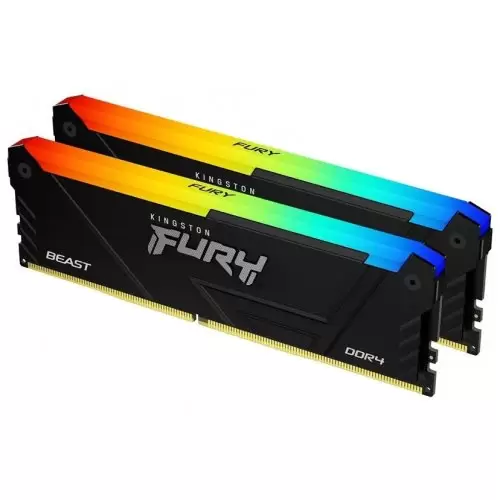 זיכרון לנייח 32GB 3733Mhz DDR4 CL19 DIMM (Kit2) 1Gx8 FURY Beast RGB