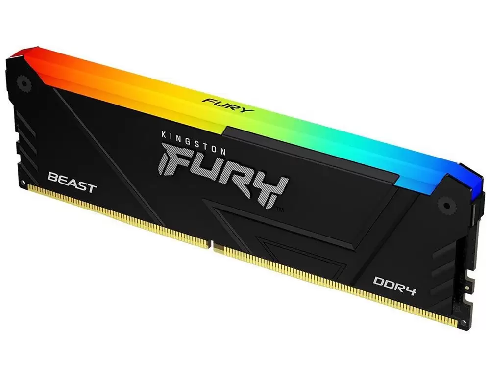 זיכרון לנייח 32GB 3600Mhz DDR4 CL18 DIMM FURY Beast RGB
