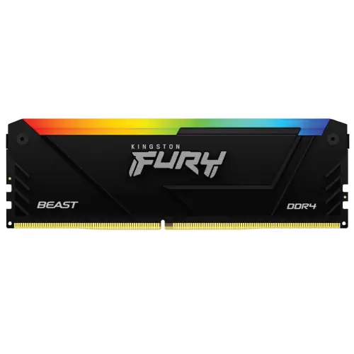 זיכרון לנייח 16GB 3200MHZ DDR4 CL16 DIMM 1Gx8 FURY Beast RGB