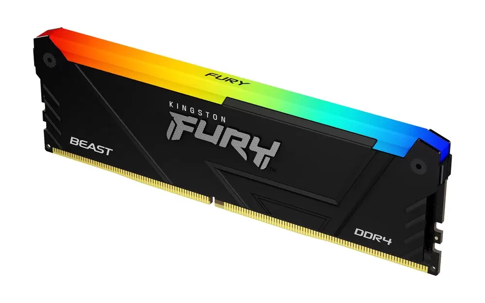 זיכרון לנייח 16GB 2666MT/s DDR4 CL16 DIMM FURY Beast RGB