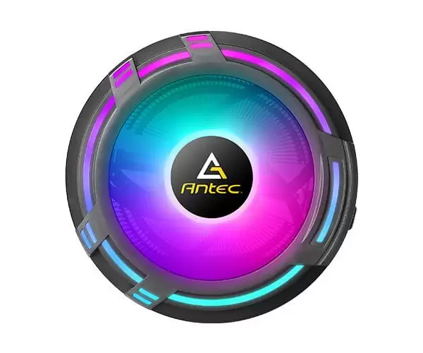 מאורר למעבד Antec T120 Chromtic Silen RGB Fan 65W TDP 82mm Hight תמונה 2