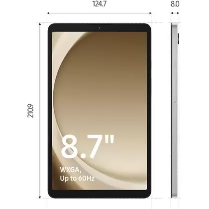 טאבלט שחור Samsung Tab A9 X110 8.7" WiFi 4/64GB Grey תמונה 2