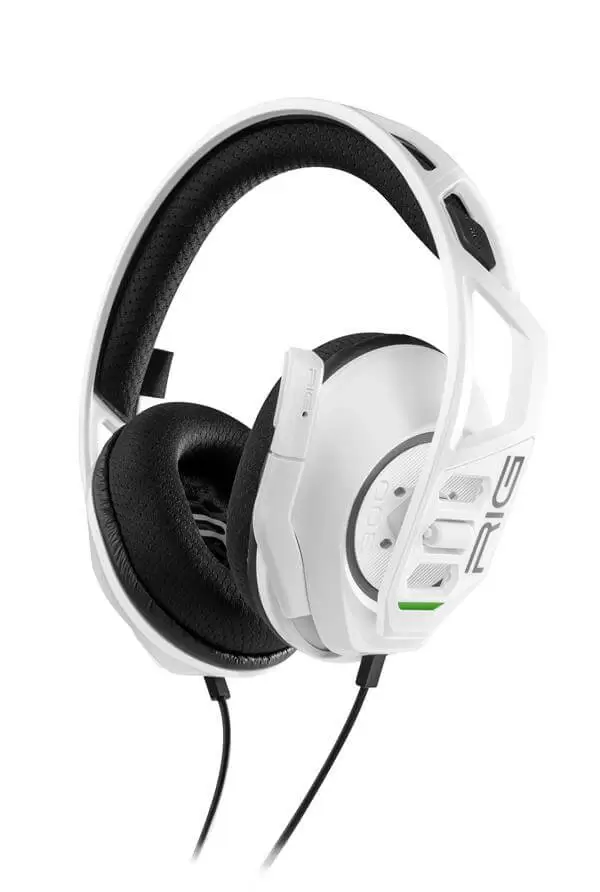 אוזניות קסבוקס  Nacon rig auriculares gaming headset 300HX for xbox series x/s white לבן
