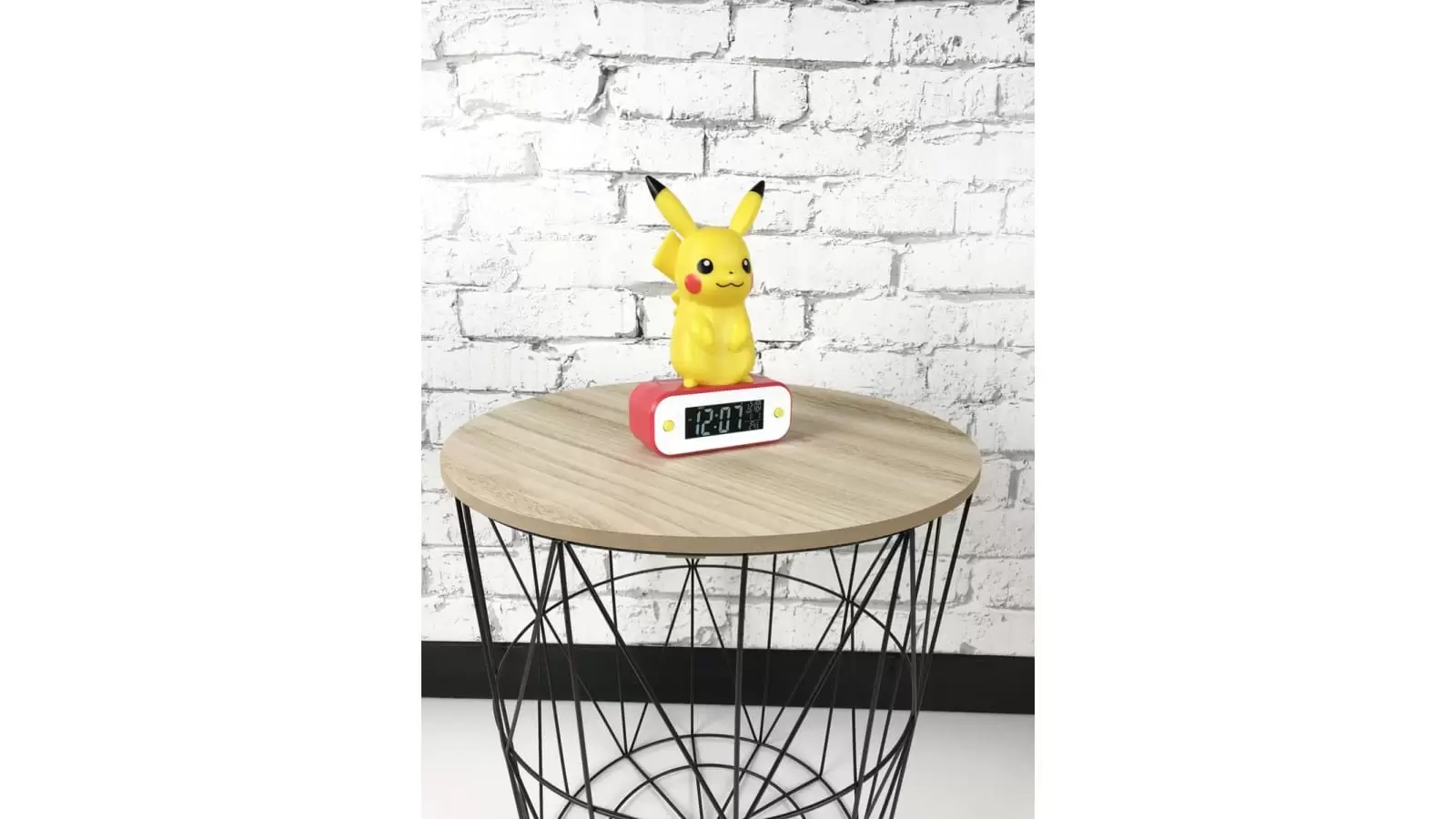 שעון אלקטרוני Nacon teknofun pikachu alarm clock with light תמונה 2