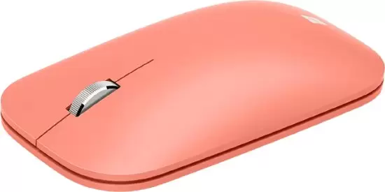 עכבר אלחוטי Microsoft Moden Mobile Mouse Bluetooth צבע אפרסק תמונה 2