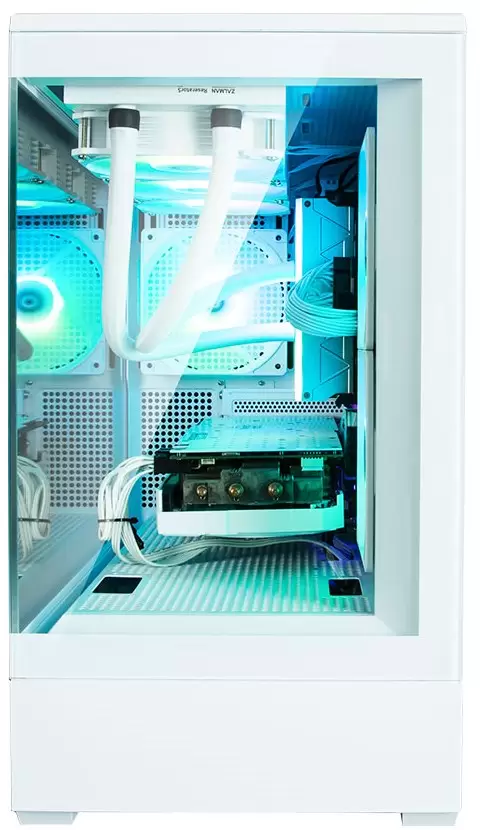 מארז מחשב לבן CASE ZALMAN P30 ARGB mATX CASE White תמונה 3