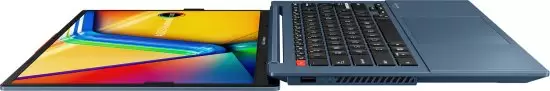 מחשב נייד ASUS Vivobook S 14OLED/K5404VA-i9-13900H/14.5 OLED 2.8K/16GB DDR5/1TB  M.2 SSD/Win11 Home/Blue/1yOS תמונה 5