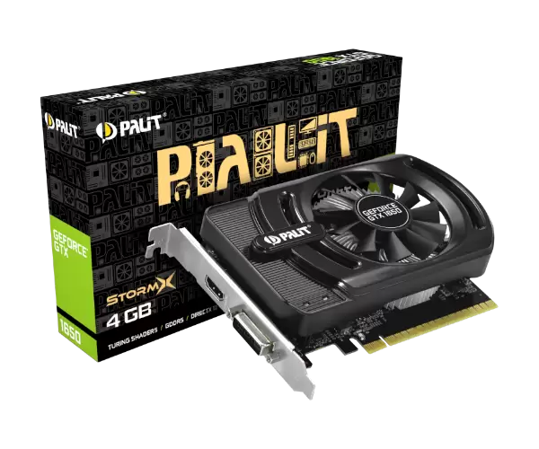 כרטיס מסך PALIT GTX 1650 4GB STORMX GDDR5 DVI HDMI