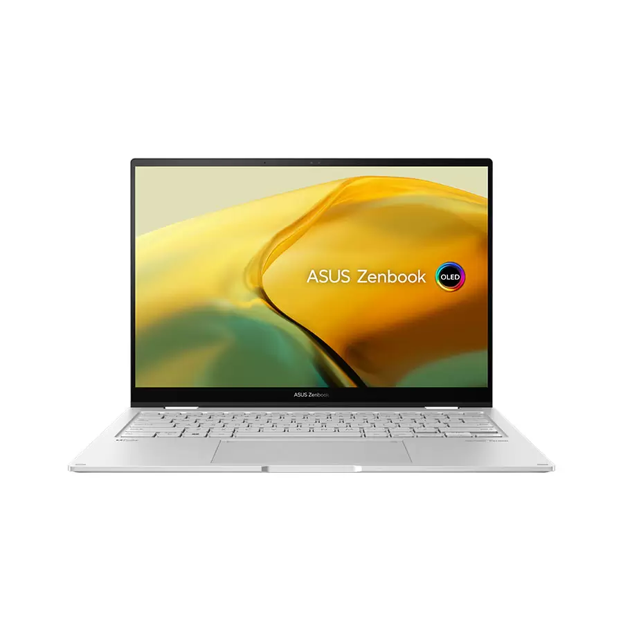 מחשב נייד אסוס ASUS Zenbook Flip 14/UP3404VA-14/2.8K/Touch/i7-1360P/16GB LPDDR5/1TB SSD/WIN11/Silver/1yOS