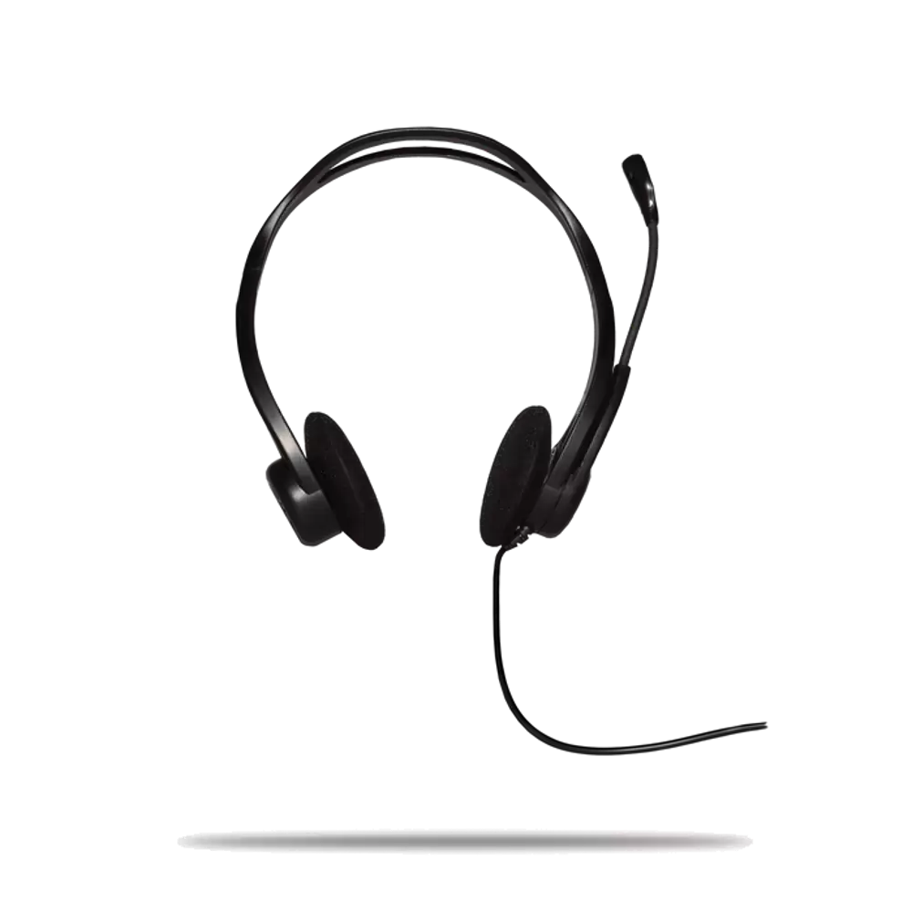 אוזניות Logitech USB Headset Stereo PC690