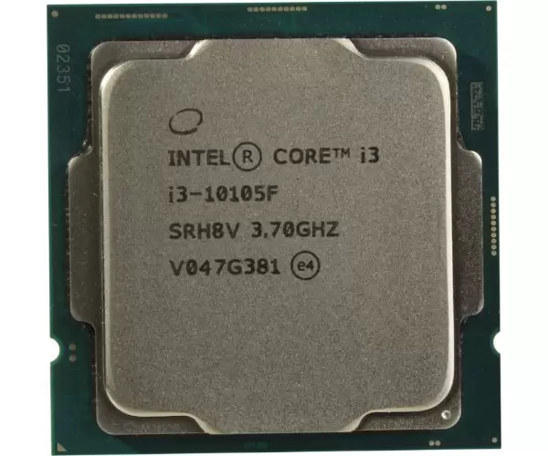 מעבד דור Intel Core i3-10105F Tray NO GPU up to 4.40 GHz 65W  10