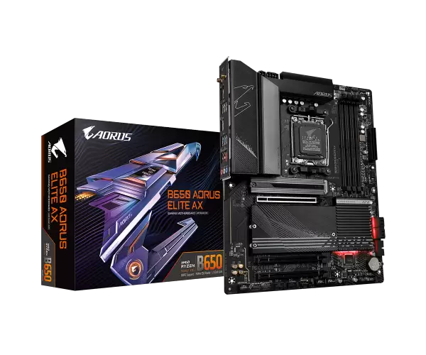 לוח Gigabyte B650 AORUS ELITE AX 1.2 WIFI AM5 DDR5 ATX