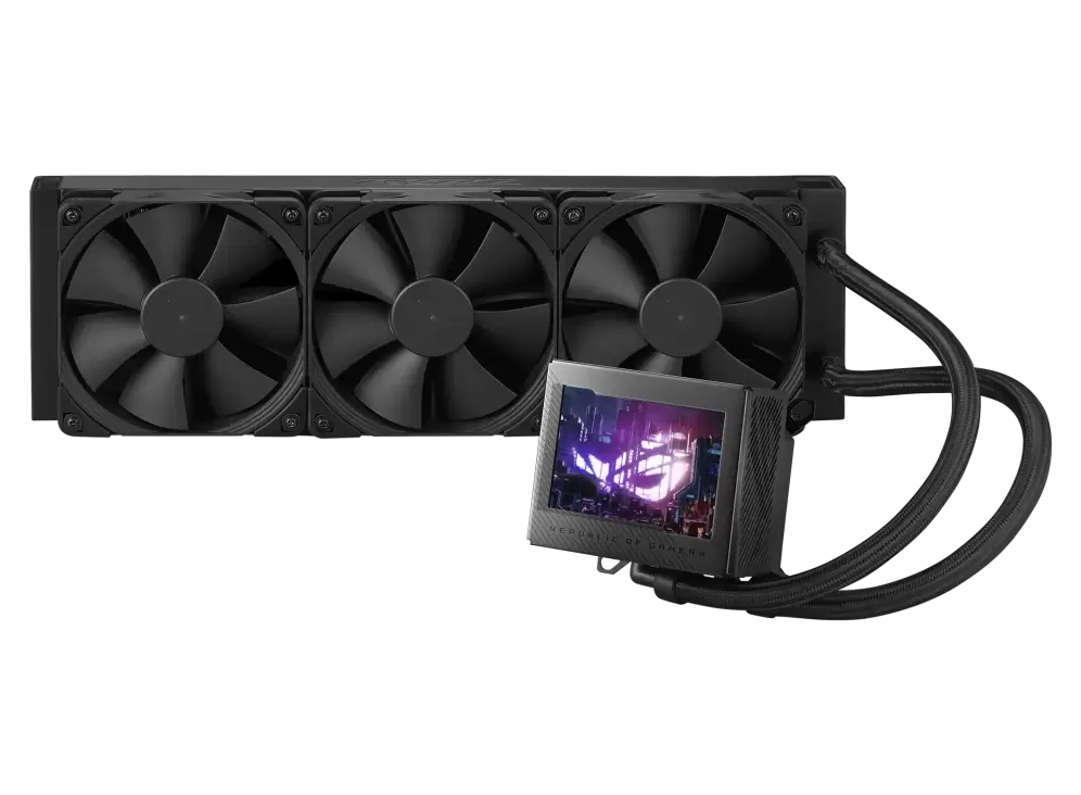 קירור נוזלי למעבד ASUS ROG RYUJIN III 360 COOLER 12cm FAN AURASUNC תמונה 5