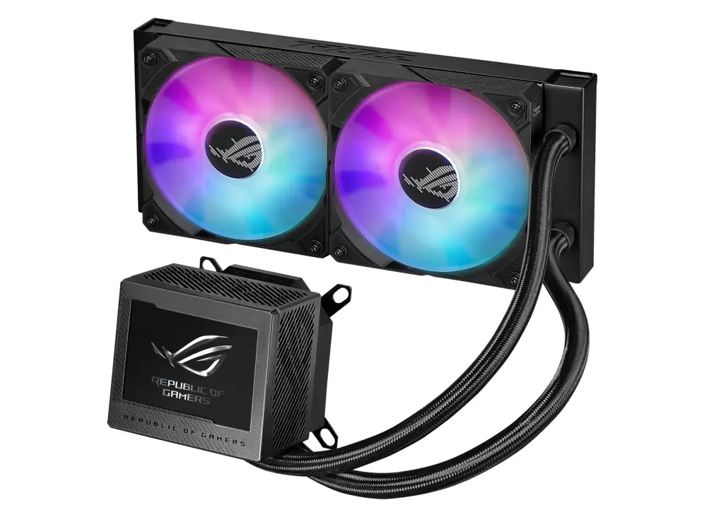 קירור למעבד ASUS ROG RYUJIN III 240 ARGB COOLER 12cm FAN AURASUNC תמונה 2