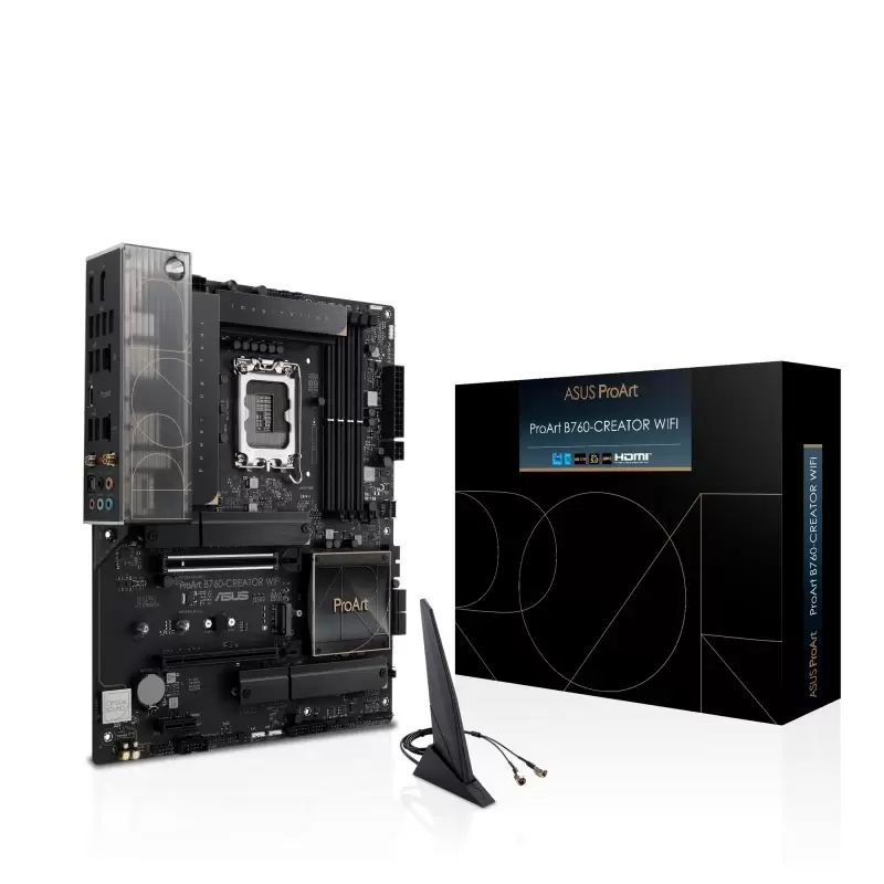 לוח אם Asus PROART B760-CREATOR WIFI MB LGA1700 PCIE5.0 USB3.2 G2*2