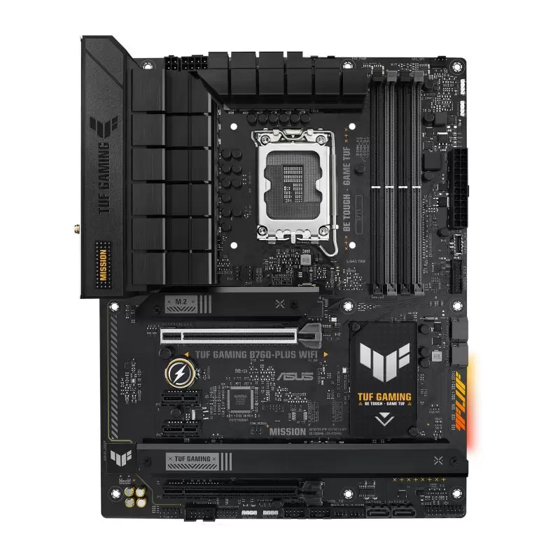 לוח אם Asus TUF GAMING B760-PLUS WIFI MB (B760) LGA1700 USB3.2 G2*2 תמונה 2