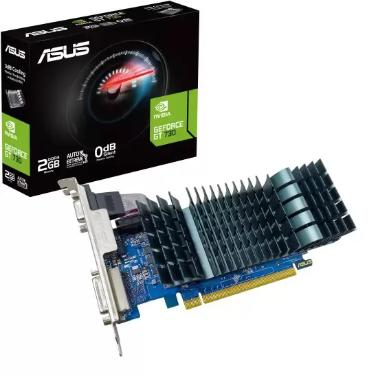 כרטיס מסך Asus GT730-SL-2GD3-BRK-EVO DVI HDMI 2GD3