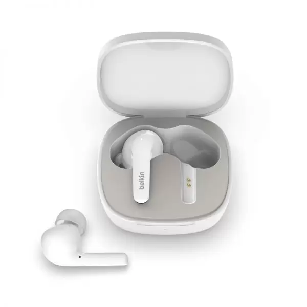 אוזניות אלחוטיות עם סינון רעשים דגם SOUNDFORM™ Flow לבן