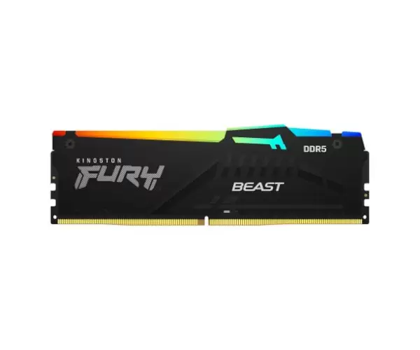 ז. לנייח Kingston Fury Beast RGB 16GB DDR5 5600MHZ C36 AMD EXPO תמונה 2