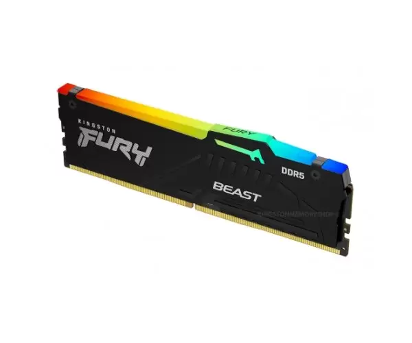 זכרון לנייח Kingston Fury Beast RGB 32GB 2C16 DDR5 5600MHZ C40 תמונה 4