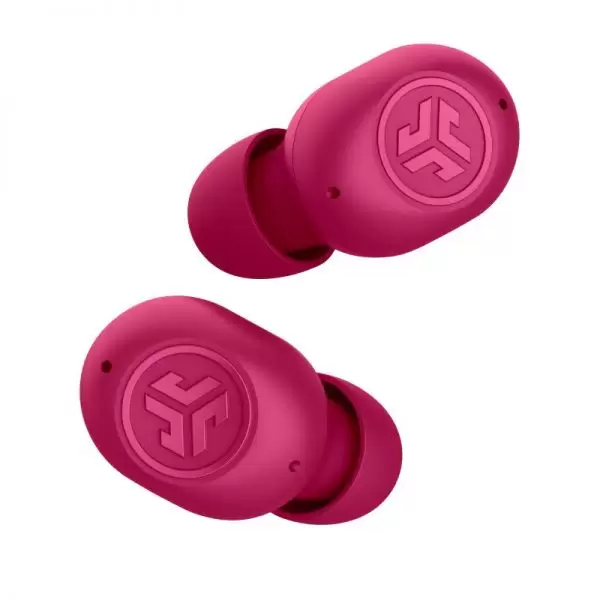 אוזניות JBuds mini TWS קומפקטיות מעוצבות ורוד תמונה 2