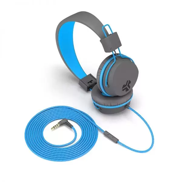 אוזניות לילדים JBuddies Studio אפור כחול תמונה 2
