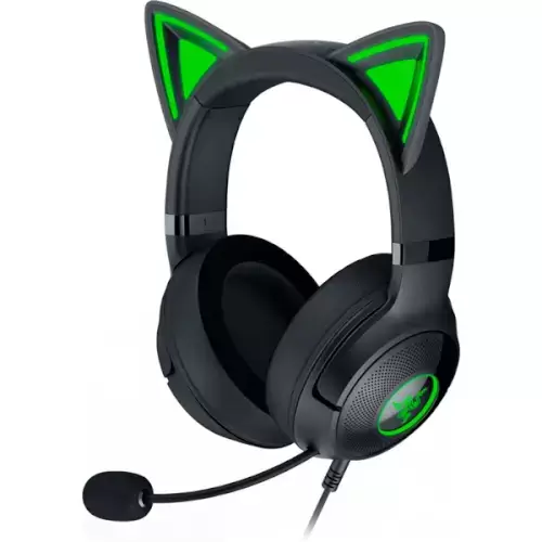 אוזניות חוטיות RAZER KRAKEN KITTY V2 שחור