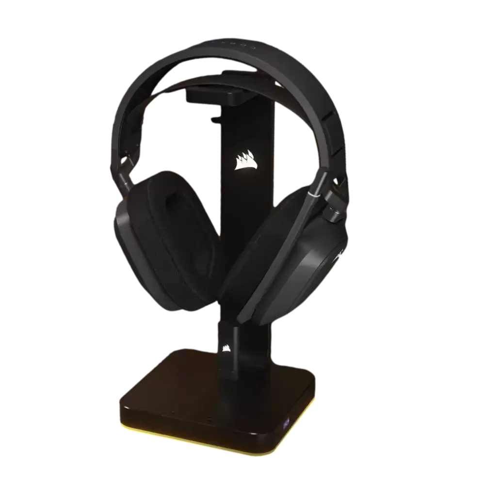 אוזניות גיימינג לילדים CORSAIR HS80 MAX RGB שחור תמונה 2