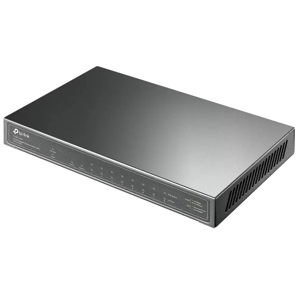 מתג שולחני TP-Link TL-SG1210P 10-Port Gigabit Desktop Switch תמונה 5