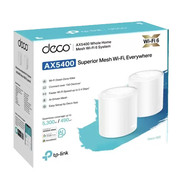 אקסס 2 בארי DECO X60 V3 AX5400 MESH