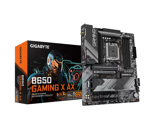 לוח Gigabyte B650 Gaming X AX 1.3 ATX WIFI BT AMD Zen4 AM5 DDR5