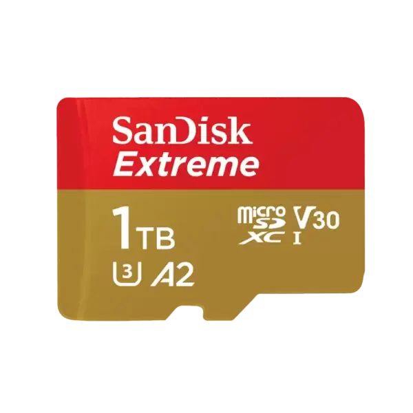 כרטיס זיכרון בנפח 1T S.D EX MICRO 4K 190S מבית SANDISK